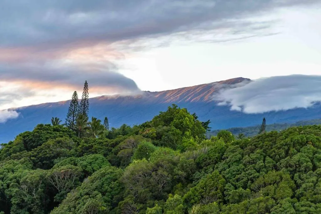 Cliff House With Ocean Views In Haiku, Maui Jungle Huelo Villa